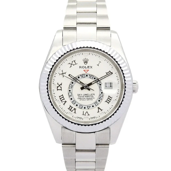 Replica Rolex Sky-Dweller White Dial 326938