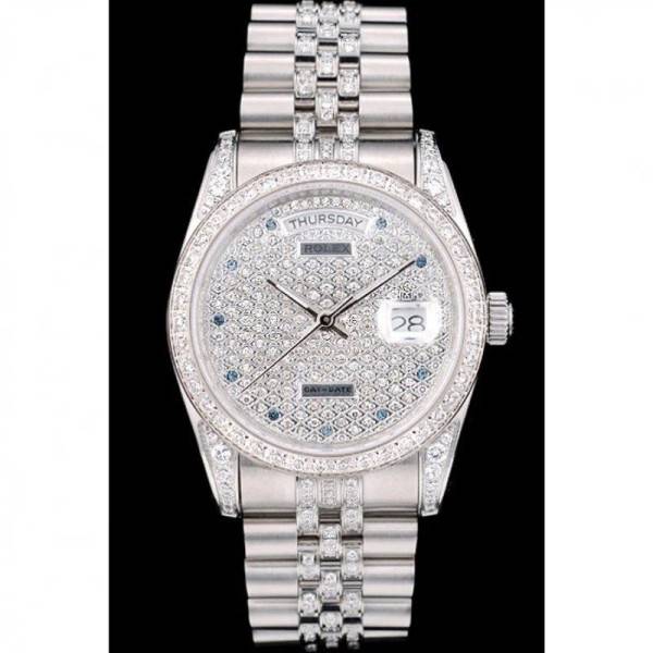 Replica Rolex Day-Date Diamond Dial 41985 36 mm
