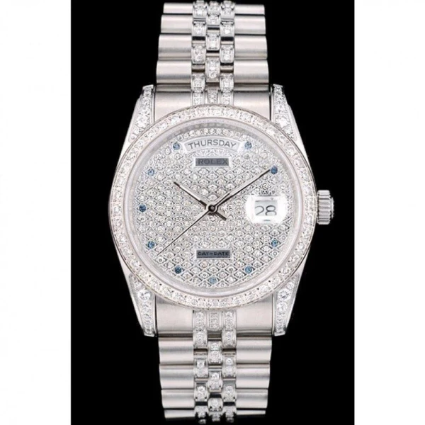 Replica Rolex Day-Date Diamond Dial 41985 36 mm