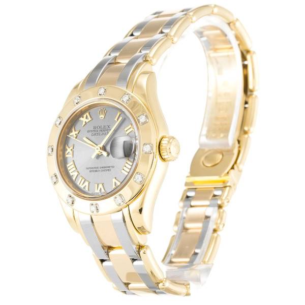 Replica Rolex Pearlmaster Rhodium Dial 80318