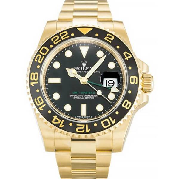 Replica Rolex GMT-Master II Black Dial 116718