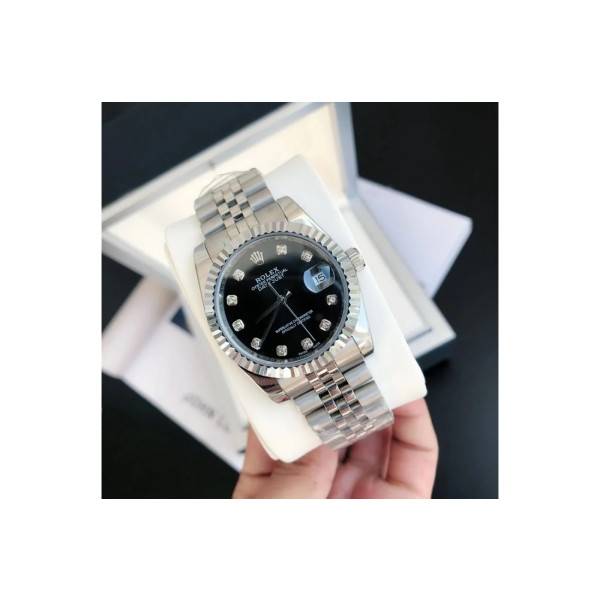 Replica Rolex Datejust SS/SS Jub Black/Dial 36/28 mm