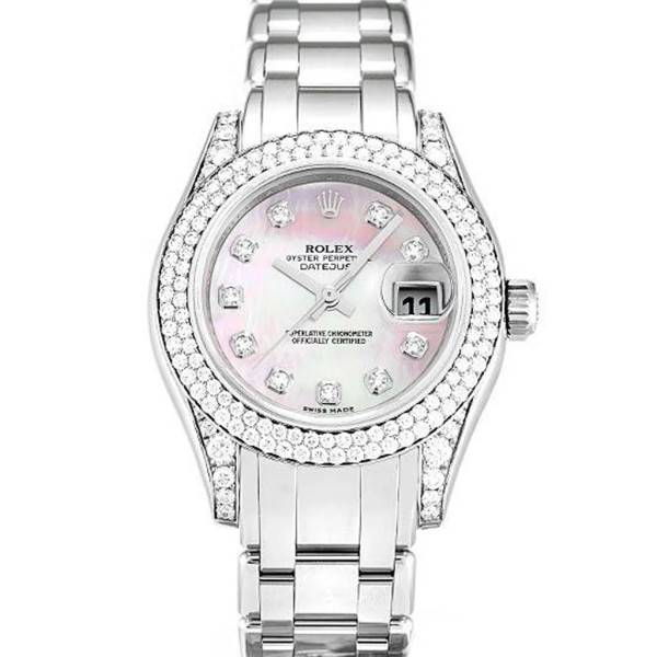 Replica Rolex Pearlmaster Mother of Pearl – Pink Dial 80359