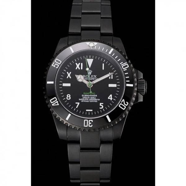 Replica Rolex Submariner Black Dial PR16233BBL