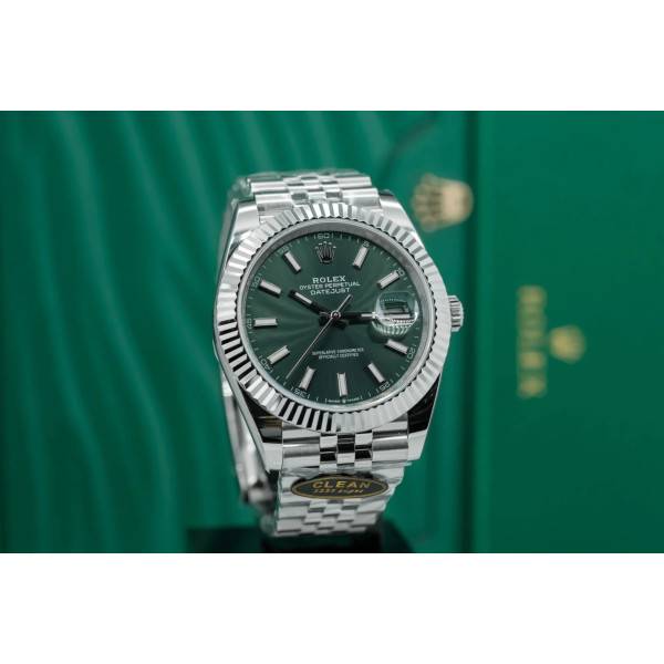 Replica Rolex Datejust Green Dial 126334 Jubilee 41 mm