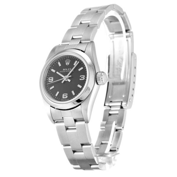 Replica Rolex Oyster Perpetual Lady Black Dial 67180 26 mm