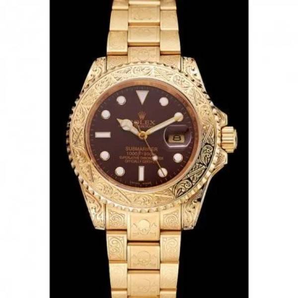 Replica Rolex Submariner Brown Dial 1454070