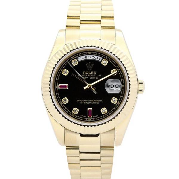 Replica Rolex Day-Date Black Dial 118238 36 mm