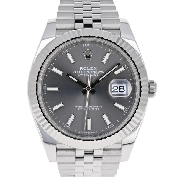 Rolex Datejust Rhodium Dial 126334 Jubilee 41 mm