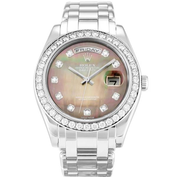 Replica Rolex Day-Date Mother of Pearl – Black Dial 18946 36 mm