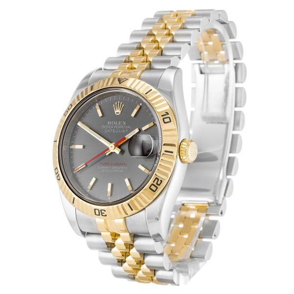 Replica Rolex Datejust Turn-O-Graph Grey Dial 116263 36 mm