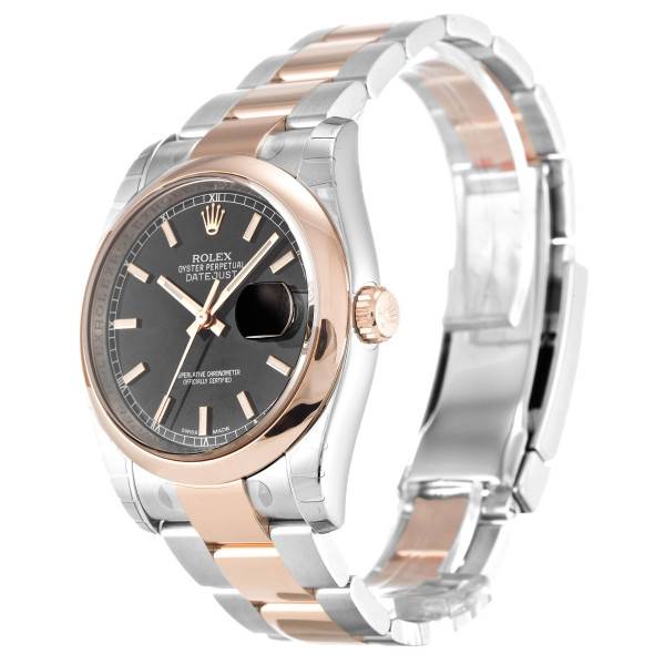 Replica Rolex Datejust Black Dial 116201 36 mm