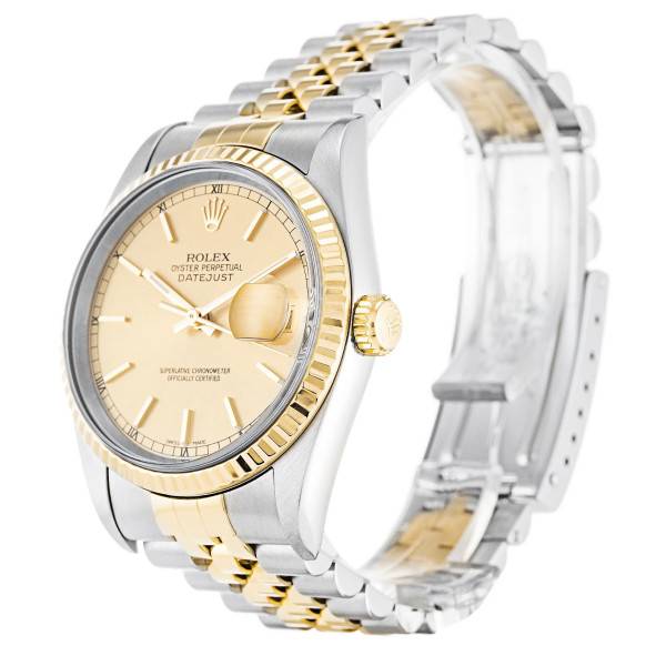 Replica Rolex Datejust Champagne Dial 16233 36 mm