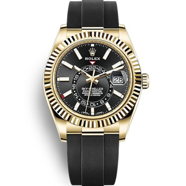 Superclone Rolex Sky-Dweller Black Dial 326238