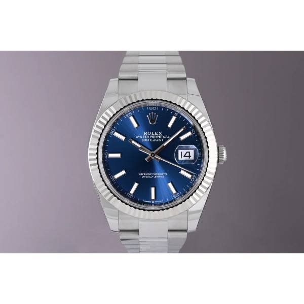 Replica Rolex Datejust Blue Dial 126334 Oyster 41 mm