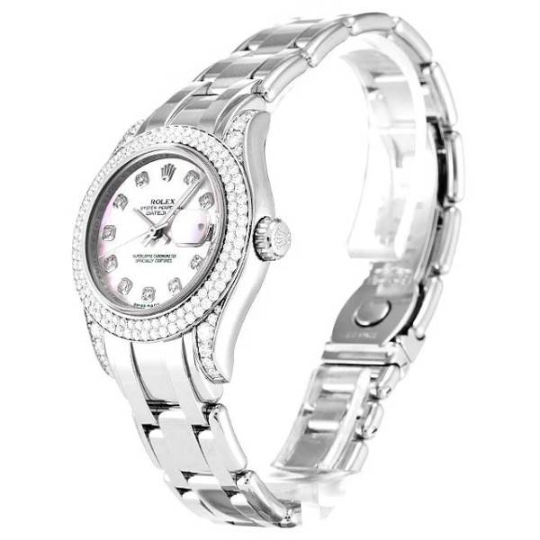 Replica Rolex Pearlmaster Mother of Pearl – Pink Dial 80359