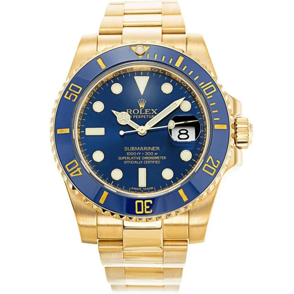 Superclone Rolex Submariner Blue Dial 116618LB