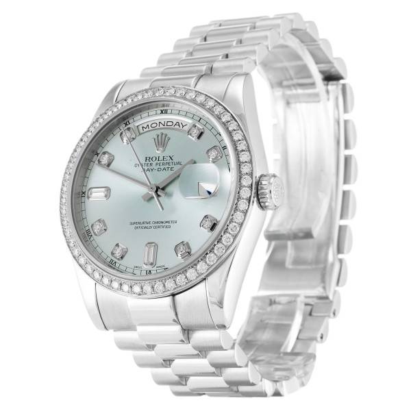 Replica Rolex Day-Date Blue Dial 118346 36 mm