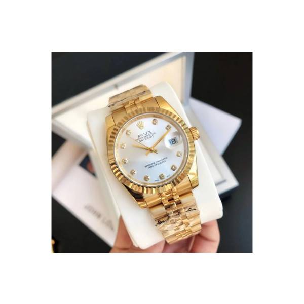 Replica Rolex Datejust RG/RG Jub Sliver/Dial 36/28 mm