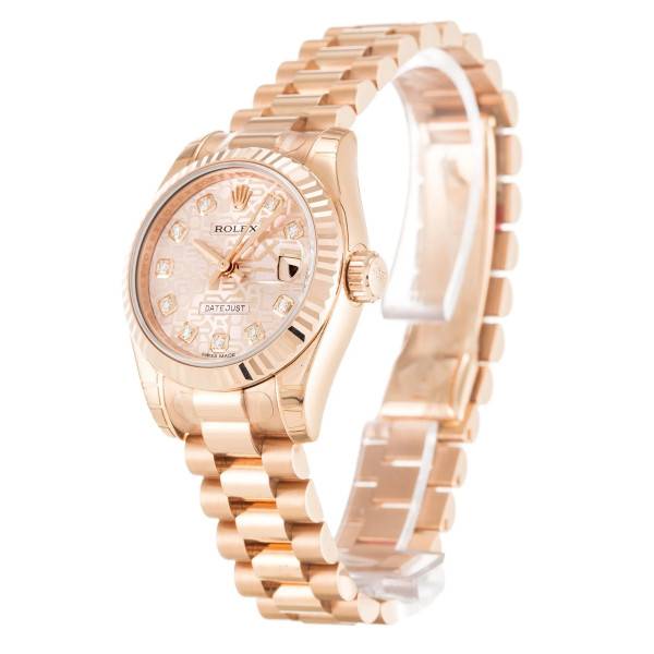 Replica Rolex Lady-Datejust Rose Dial 179175 26 mm