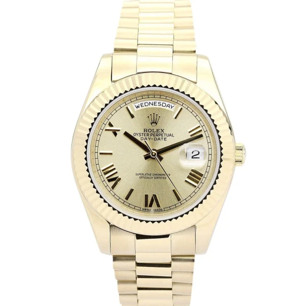 Replica Rolex Day-Date II Gold Dial 218238 40 mm