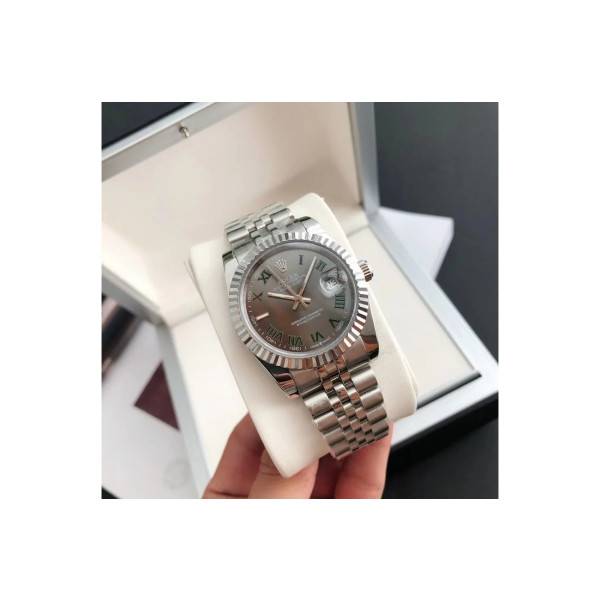 Replica Rolex Datejust SS/SS Jub Grey/Rmn 36/28 mm
