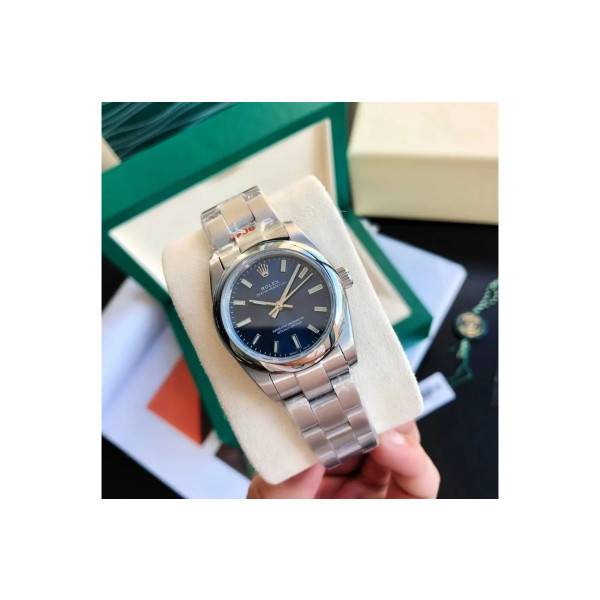Replica Rolex Oyster Perpetual SS/SS Blue/Stk 31/41 mm