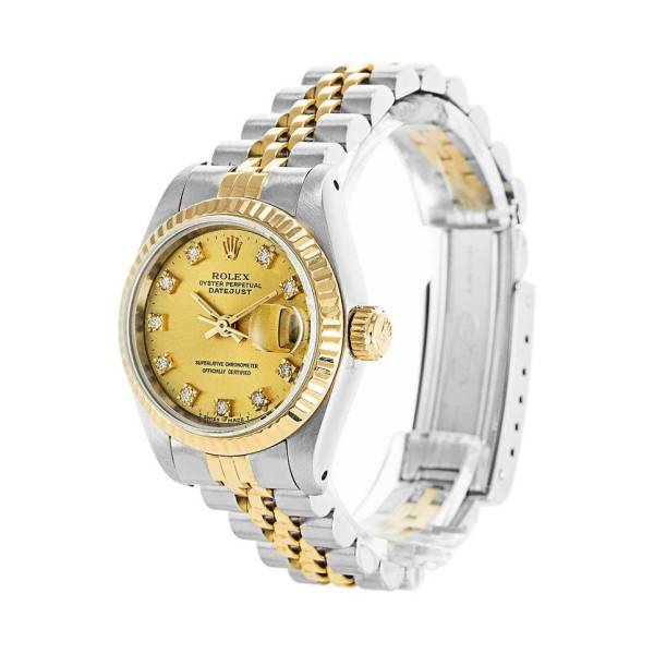 Replica Rolex Datejust Gold Dial 69173-2 26 mm