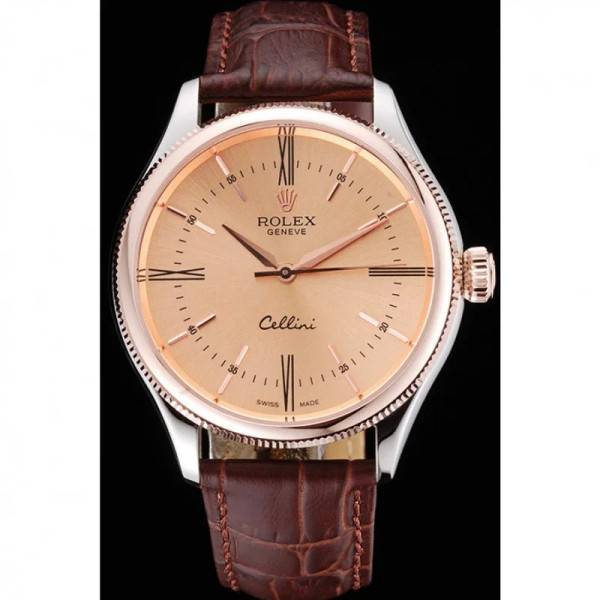Replica Rolex Cellini Orange Dial 622840