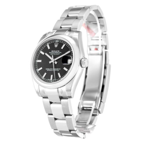 Replica Rolex Lady-Datejust Black Dial 178240-2 31 mm
