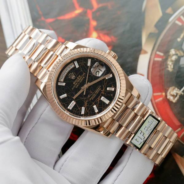 Superclone Rolex Day-Date Eisenkiesel Diamond Dial 228235-0045 40 mm