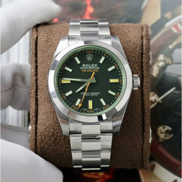 Replica Rolex Milgauss Black Dial 116400GV