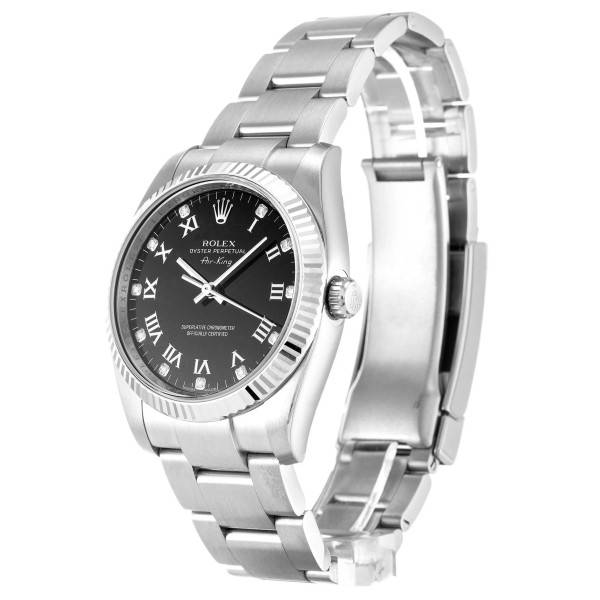 Replica Rolex Air-King Black Dial 114234