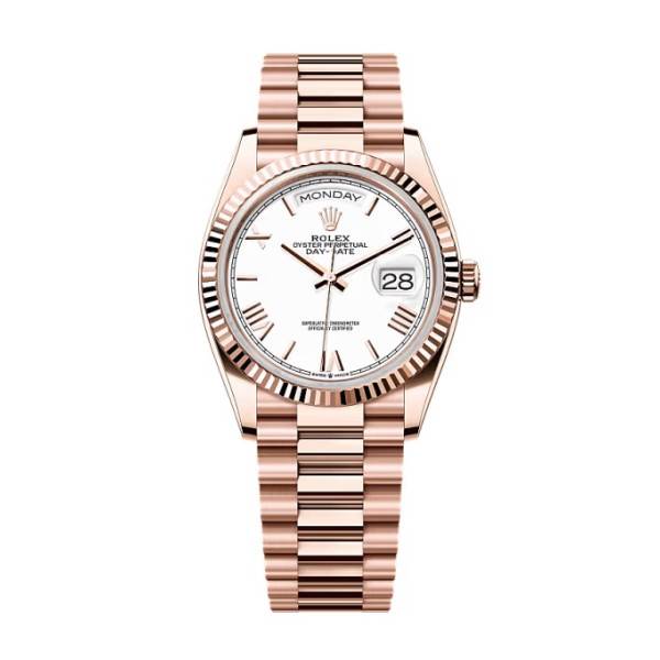 Superclone Rolex Day-Date White Dial 128235-0070 36 mm