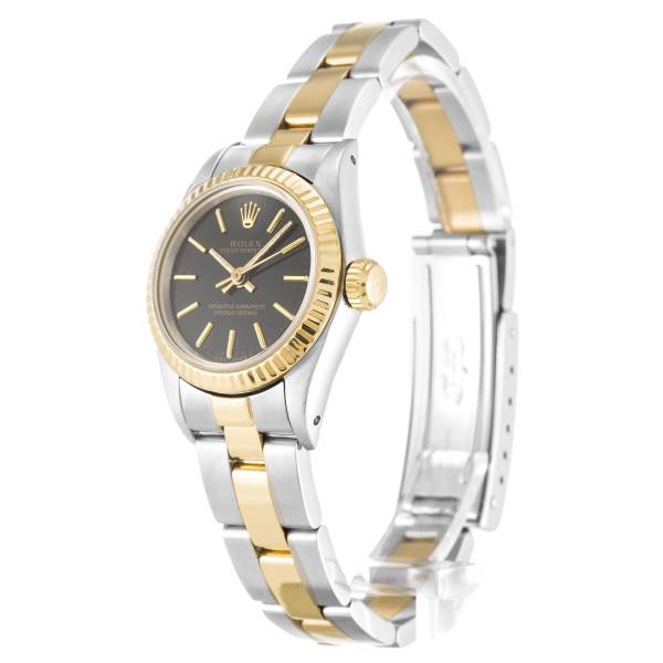 Replica Rolex Oyster Perpetual Lady Silver Dial 176210 26 mm