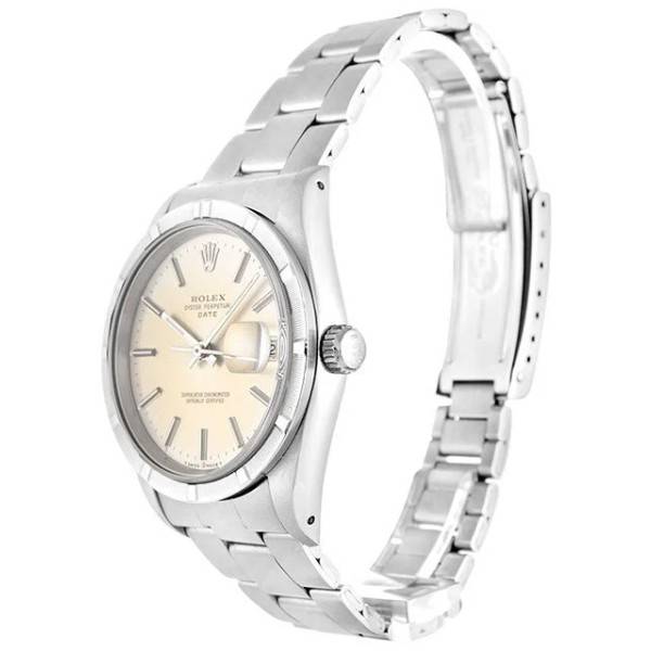 Replica Rolex Oyster Perpetual Date Silver Dial 15210 34 mm