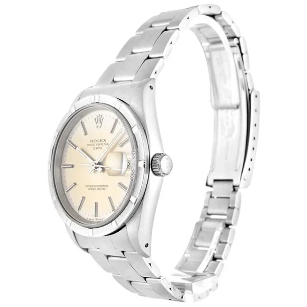 Replica Rolex Oyster Perpetual Date Silver Dial 15210 34 mm