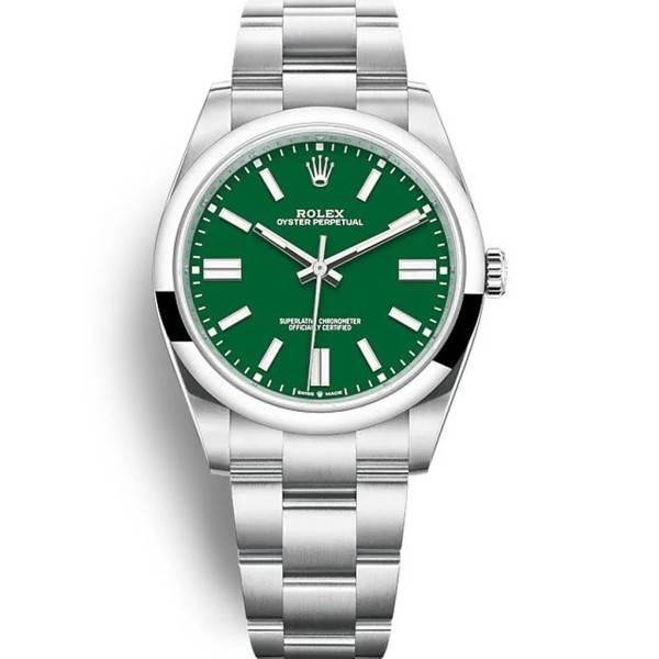 Replica Rolex Oyster Perpetual Green Dial 124300 41 mm