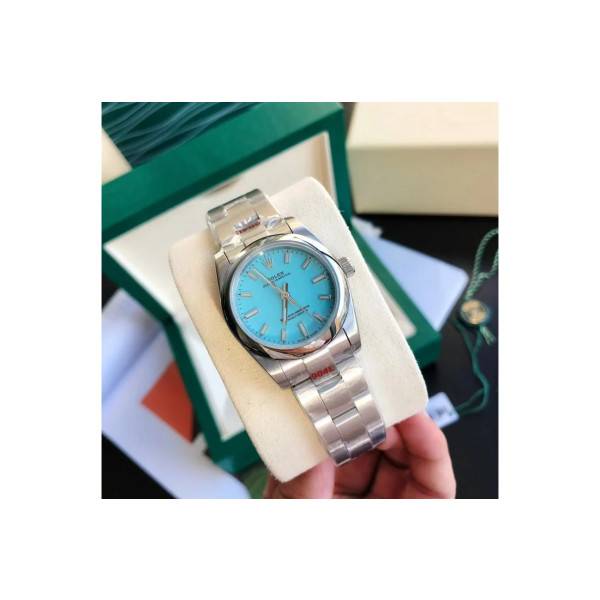 Replica Rolex Oyster Perpetual SS/SS Tiffany Blue/Stk 31/41 mm
