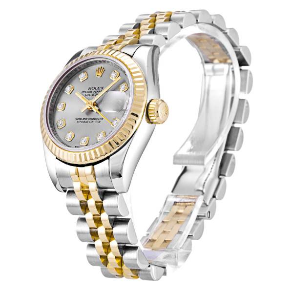 Replica Rolex Lady-Datejust Silver Dial 179173 26 mm