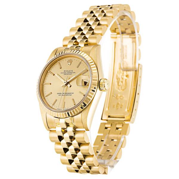 Replica Rolex Datejust Mid-Size Champagne Dial 68278 31 mm