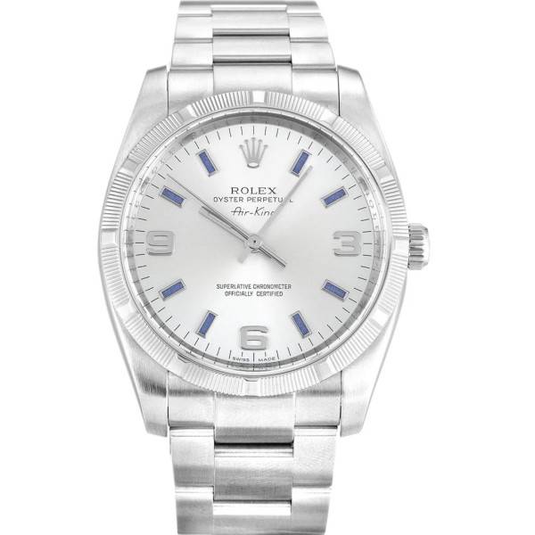 Replica Rolex Air-King Silver Dial 114210-2