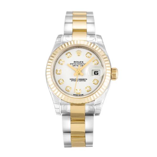Replica Rolex Lady-Datejust White Dial 179173 26 mm