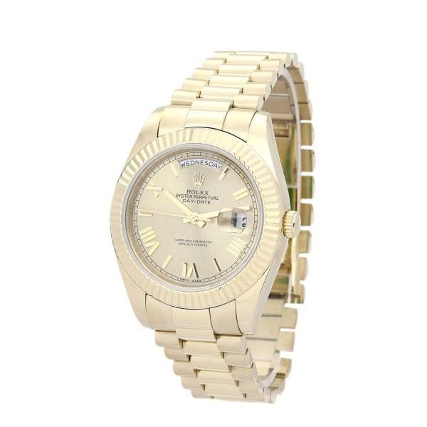 Replica Rolex Day-Date II Gold Dial 218238 40 mm