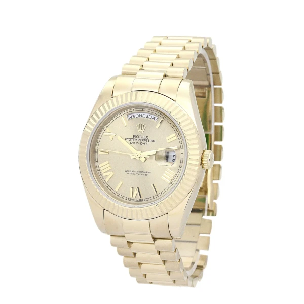 Replica Rolex Day-Date II Gold Dial 218238 40 mm