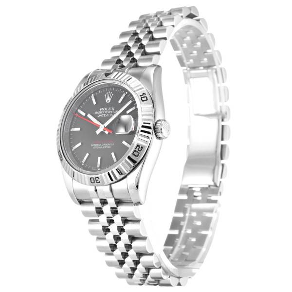 Replica Rolex Datejust Turn-O-Graph Grey Dial 116264 36 mm