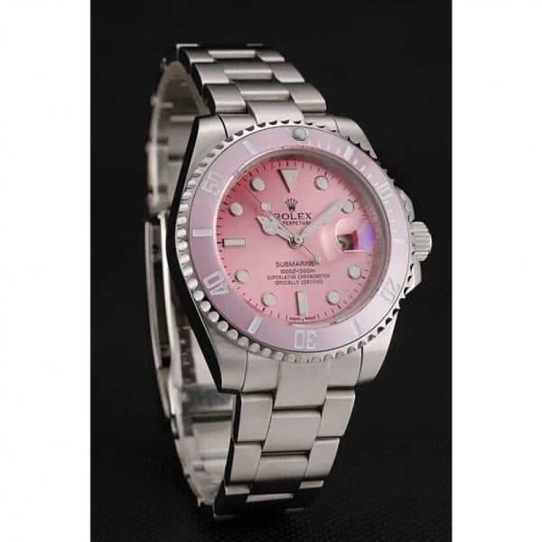 Superclone Rolex Submariner Pink Dial 1453980
