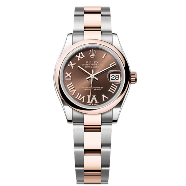 Rolex Datejust Chocolate Roman Diamond Dial 278241-0003 31 mm