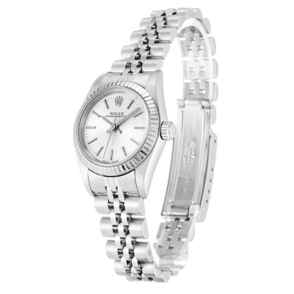 Replica Rolex Oyster Perpetual Lady Silver Dial 76094 26 mm