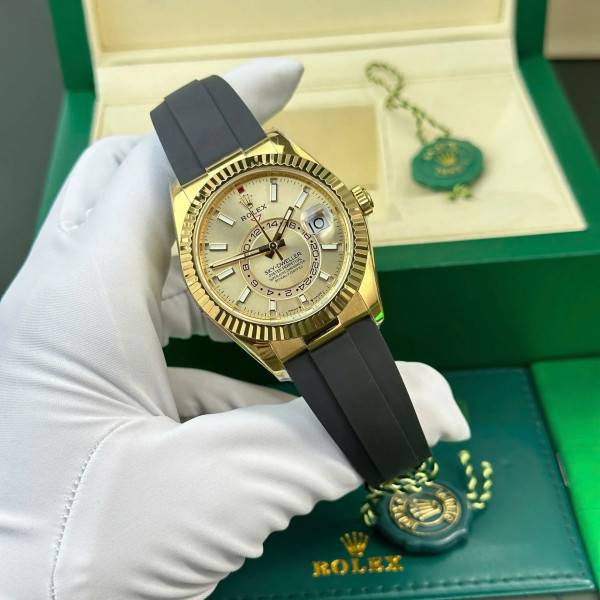 Superclone Rolex Sky-Dweller Champagne Dial 336238